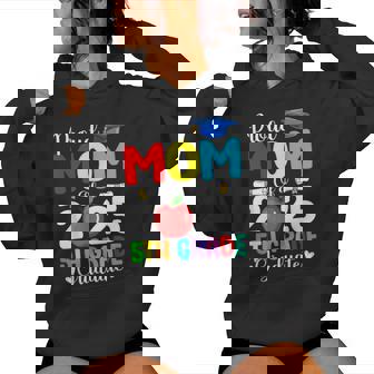 Proud Mom Of A Class Of 2025 5Th Grade Graduate Family Mommy Women Hoodie | Mazezy