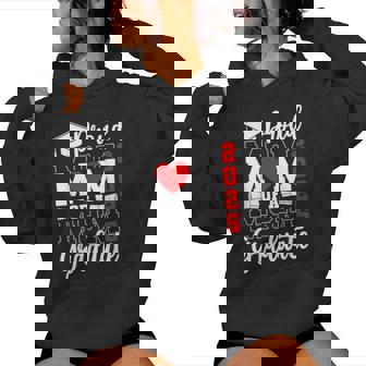 Proud Mom Of A Class Of 2025 Graduate Senior Mom Graduation Women Hoodie - Thegiftio UK