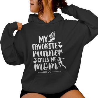 Proud Track Mom Of A Track And Field Athlete Mom Track Mama Women Hoodie - Monsterry
