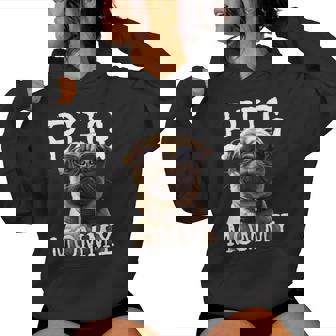 Pug Mommyパグ・マミー パグ・マム 犬のママ 母の日 パグ・ママ レディースパーカー - Kawaiitshirt