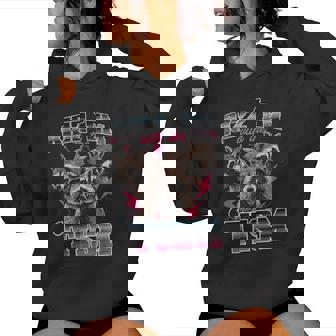 Raccoon Rizz Em With Tism Saying Autism Meme Women Women Hoodie - Monsterry