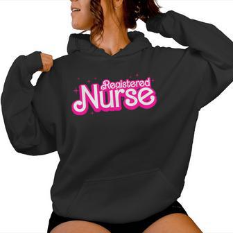 Registered Nurse Healthcare Hospital Nurse Rn Staff Nursing Women Hoodie - Thegiftio UK