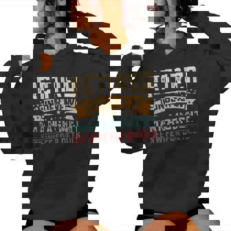 Retired Under New Management See Wife Retirement Men Women Hoodie - Thegiftio