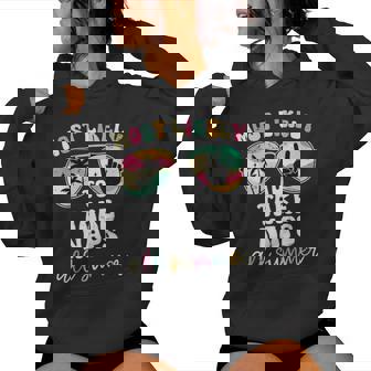 Retro Teacher Most Likely To Take Naps All Summer Cute Women Hoodie - Thegiftio UK