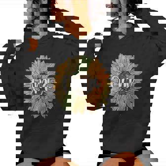 Retro Style Summer Sunflower Graphic For Oma Mother's Day Women Hoodie - Thegiftio UK