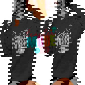 Retro Teacher Mode Off Happy Last Day Of School Hello Summer Women Hoodie - Thegiftio UK