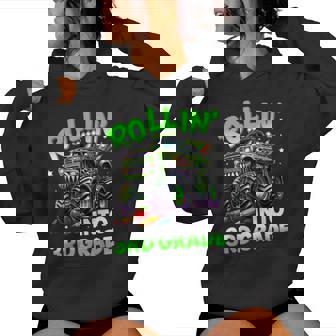 Rollin' Into 3Rd Grade Monster Truck Back To School Boys Women Hoodie | Mazezy
