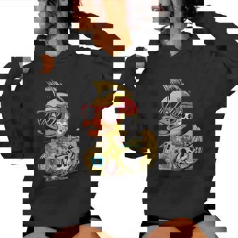 Rubber Duck Punk Heavy Metal Women Hoodie - Thegiftio