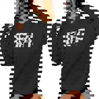 Sarcastic 8647 Vintage 80S Style 86 47 Rock Music 8647 Women Hoodie - Thegiftio UK