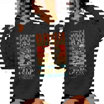 Second Grade Dabbing Boy Bruh It's My Last Day Of 2Nd Grade Women Hoodie - Thegiftio