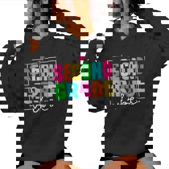 Second Grade Vibes Back To School Team 1St Grade Teacher Women Hoodie | Mazezy