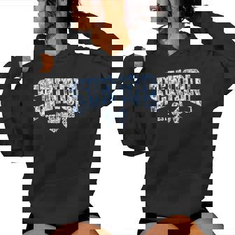 Senior Floral Senior 2026 Class Of 2026 Senior Blue Bow 2026 Women Hoodie - Thegiftio