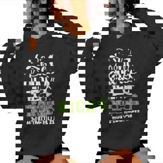 She Dances He Kicks Mom Of Both Dance And Soccer Mom Women Hoodie | Mazezy