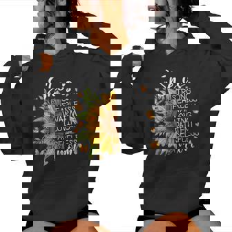 She Is Mom Sunflower Leopard Christian Mom Mother's Day Women Hoodie - Thegiftio