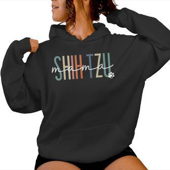 Shih Tzu Mama Shihtzu Dog Mom Mother's Day Women Hoodie - Thegiftio UK