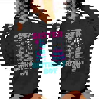 Sister Birthday Boy Llama Pinata Party Family Mathing Women Women Hoodie - Thegiftio
