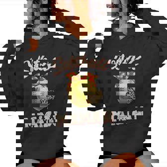 Softball Mamaw Leopard Heart Fans Mother's Day Women Hoodie | Mazezy