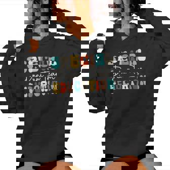 Special Education Squad Teacher Back To School Women Hoodie - Monsterry