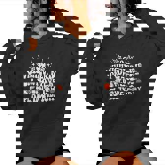 Sports Mom Groovy Sports Mama Sports Mother Sport Mom Women Hoodie - Monsterry