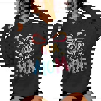 My Squad Calls Me Mom Mama Mother's Day Big Coquette Bow Women Hoodie - Thegiftio