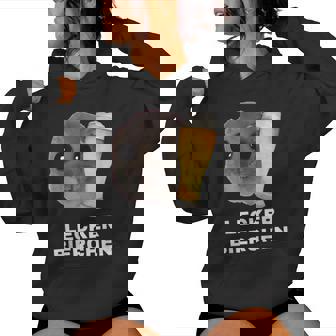 Tasty Beer Xad Hamster Meme Beer Wheat Beer Beer Kapuzenpullover für Damen - Seseable