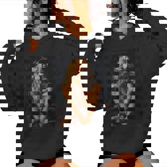 Tatouage Sexy Girl Model Sweat à capuche femme - Cadeauxyz