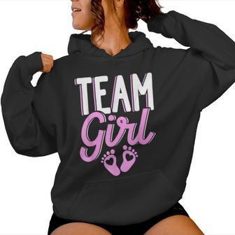 Team Girls' Gender Reveal Kapuzenpullover für Damen - Seseable