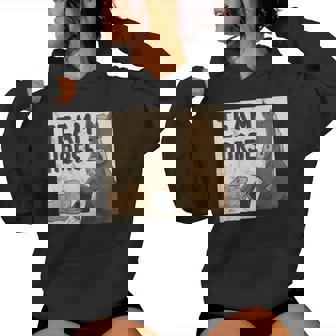 Team Horse 面白い馬のデザイン レディースパーカー - Kawaiitshirt