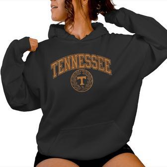 Tennessee Classic Tn Orange Retro Varsity Vintage Women Hoodie - Thegiftio UK