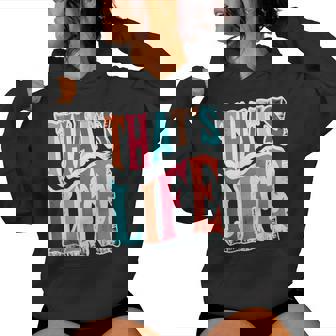 That Is Life Retro Groovyintage レディースパーカー - Kawaiitshirt