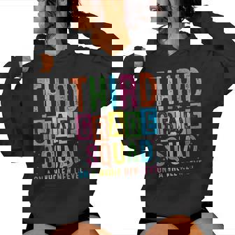Third Grade Squad On A Whole New Level Back To School Women Hoodie - Thegiftio