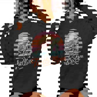 Tortue Maman Rétro Tortue Animal Tortueintage Tortue Sweat à capuche femme - Cadeauxyz
