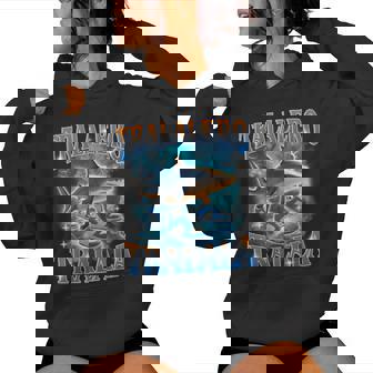 Tralalero Tralala Meme Brainrot Italiano Para Hombres Es Niños Sudadera con capucha para mujer - Regaloses