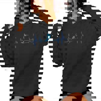 Urfer Girl Heartbeaturf Tabla Deurfurf Lover Girls In Mangas Sudadera con capucha para mujer - Regaloses