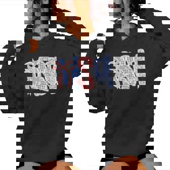 Usa Coquette Bow 4Th Of July Patriotic Girls Women Hoodie | Mazezy