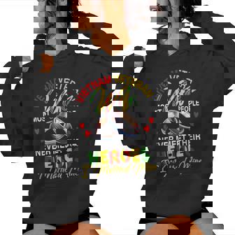 Vietnam Veteran Wife People Never Meet Heroes I Married Mine Women Hoodie | Mazezy