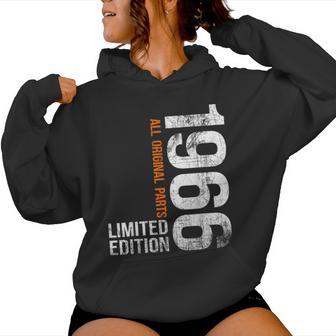 Vintage 1966 59Th Birthday 59 Years Old Women Hoodie - Thegiftio UK