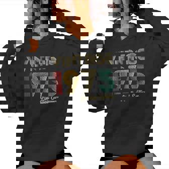 Vintage 1975 50 Cumpleaños Regalo 50 Años Hombre Sudadera con capucha para mujer - Regaloses
