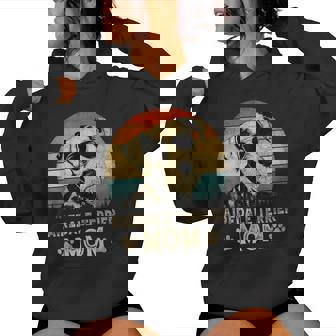 Vintage Airedale Terrier Mom Dog Lovers Mother’S Day Women Hoodie - Monsterry