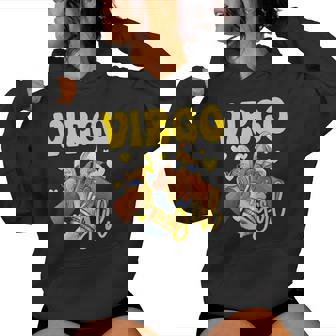 Virgo Girl Shoes Sneakers Zodiac Sign Black Women Women Hoodie - Thegiftio