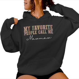 Wildflowers Mawmaw Floral Mother's Day Mawmaw Women Hoodie - Thegiftio UK