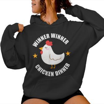 Winner Winner Chicken Dinnerictory – Gaming-Geschenk Kapuzenpullover für Damen - Geschenkecke