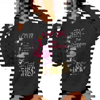 Women's Flamingo Running Girls Mallorca Party Outfit Princesson Kapuzenpullover für Damen - Seseable
