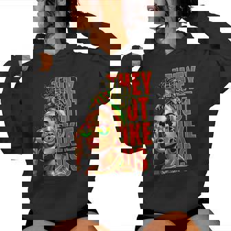 They Dont Like Us Junenth 1865 Afro America Woman Women Hoodie | Mazezy