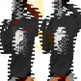 Ymbole Coloré Pour Tao Yin Et Yang Qi Gong Ou Tai Chi Sweat à capuche femme - Cadeauxyz