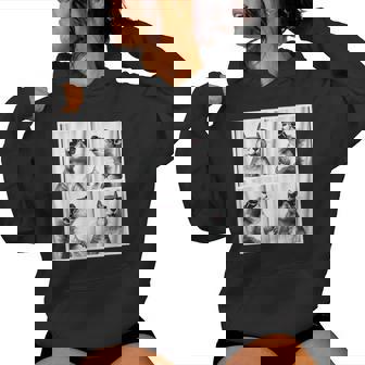 かわいい リスの顔 ペット フォトブース キッズ 若者 男の子 男性 女の子 レディースパーカー - Kawaiitshirt