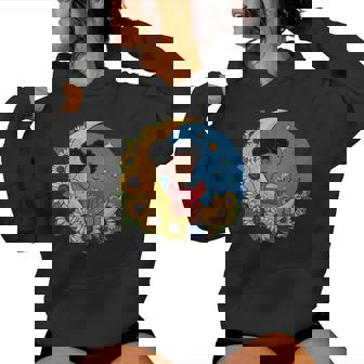 かわいいトップアフリカ系アメリカ人の黒人の女の子 レディースパーカー - Kawaiitshirt