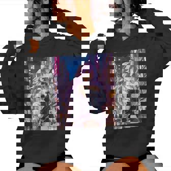 アニメの女の子、漫画、美学、かわいい、日本語、Waifu プリント レディースパーカー - Kawaiitshirt