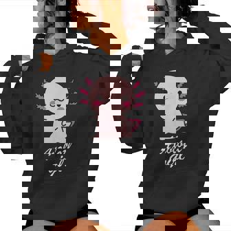 ウーパールーパーの女の子 レディースパーカー - Kawaiitshirt