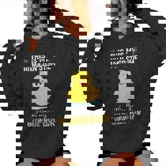 ラバーダックシャツ I'm Really A Rubber Duck レディースパーカー - Kawaiitshirt